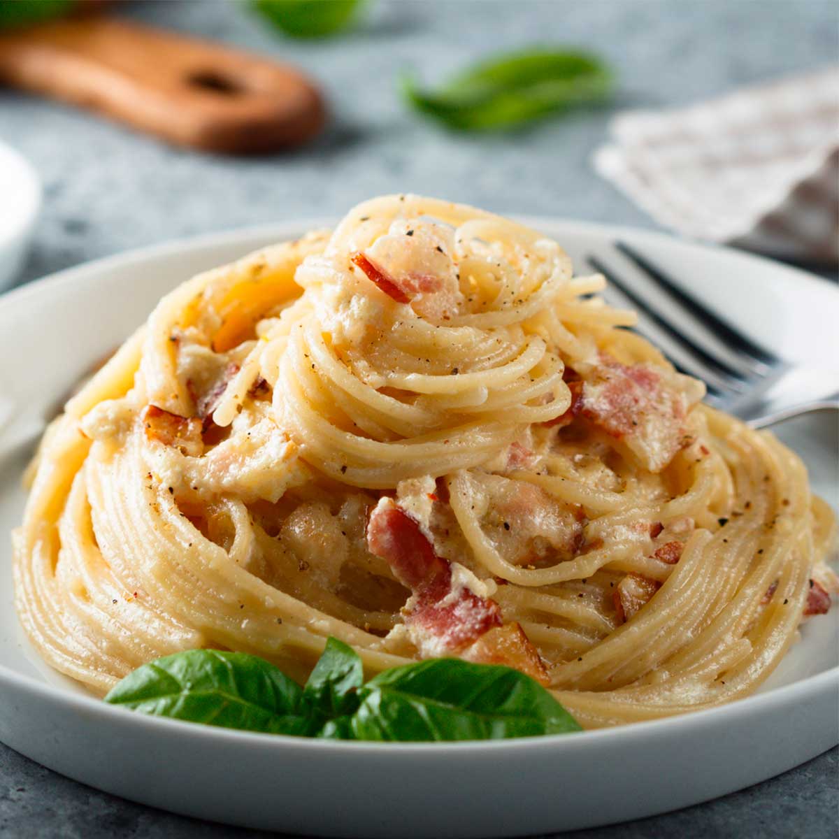 espaguete a carbonara