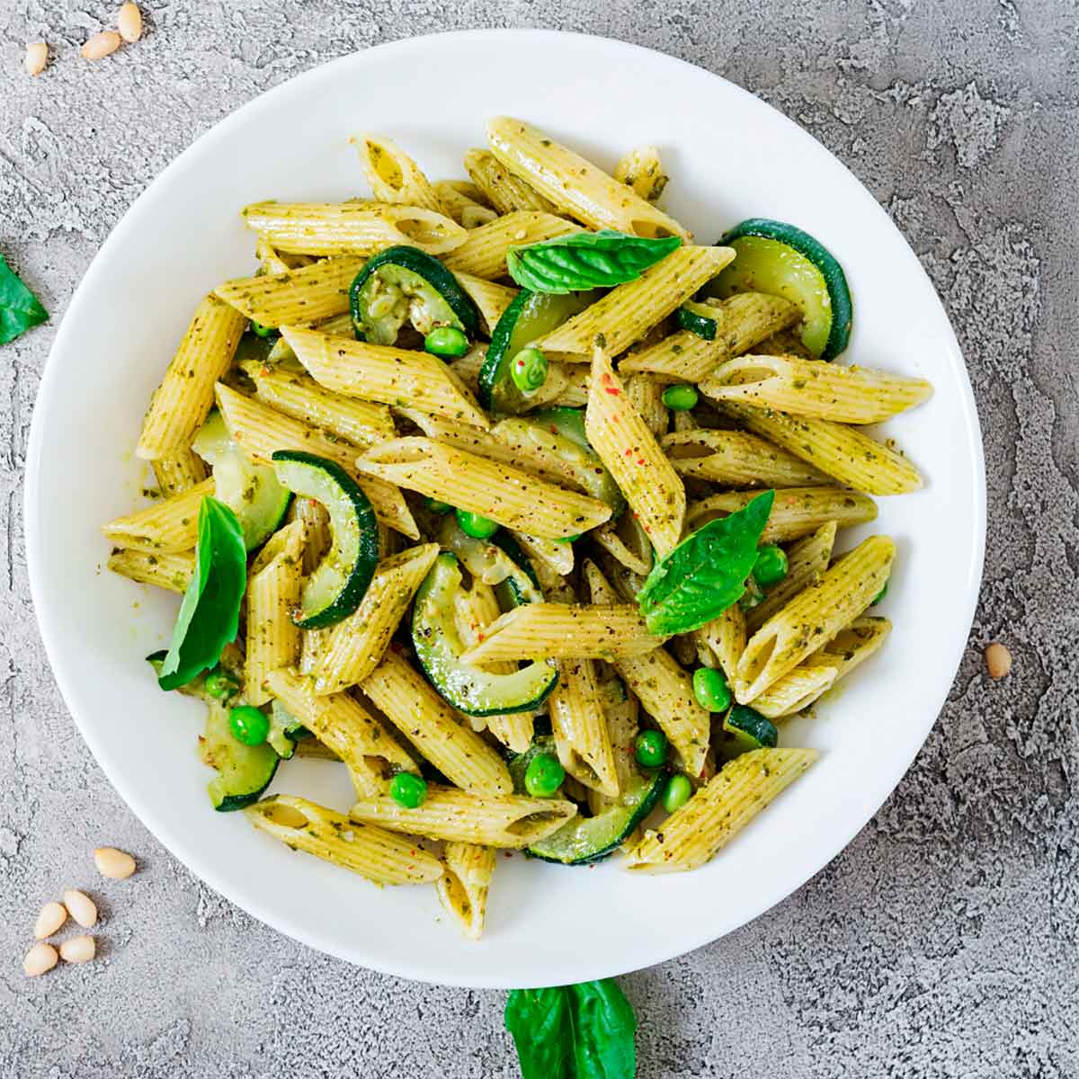 macarrão com abobrinha