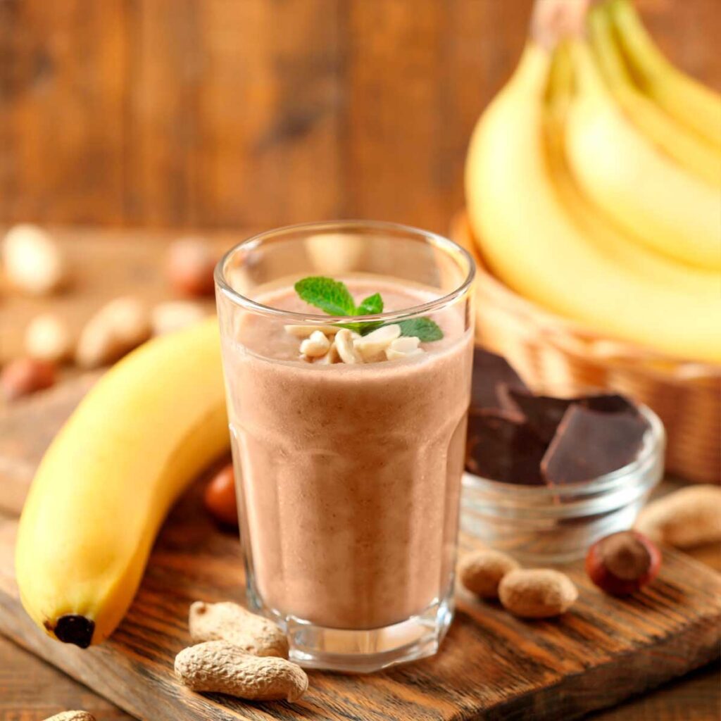 Smoothie de Banana amendoin