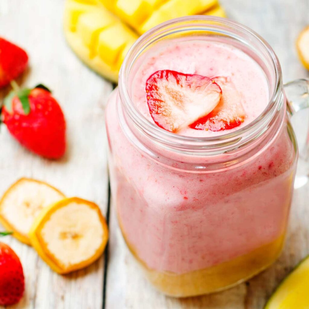 Smoothie de Banana morango