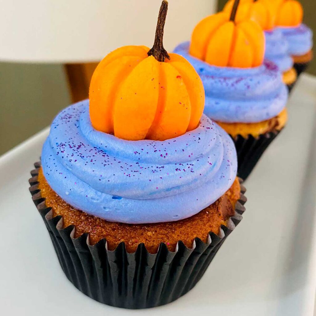 cupcake halloween abobora