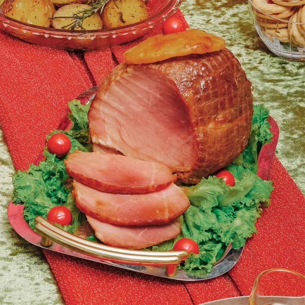 mesa de natal com tender