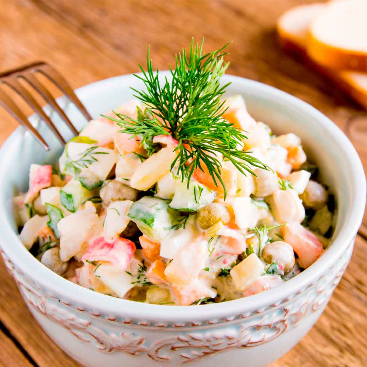 Salada de Maionese Simples