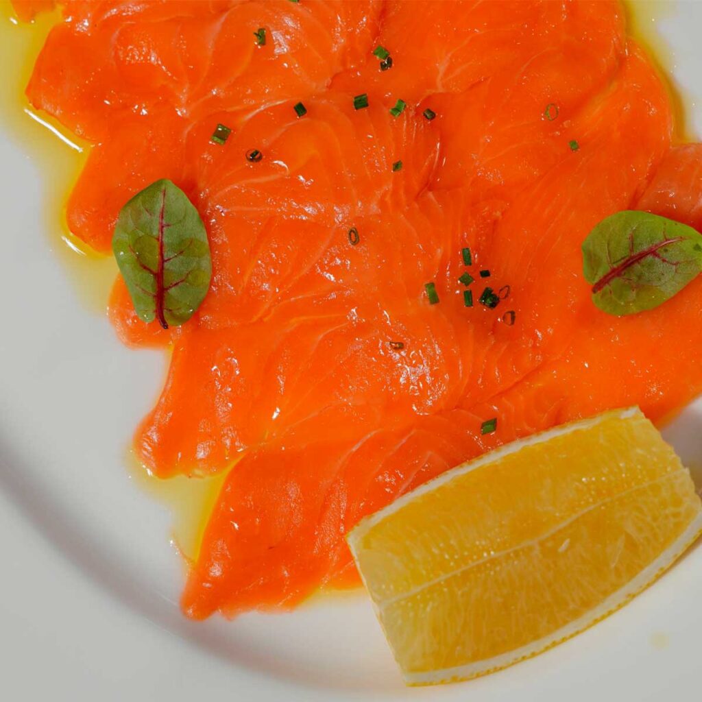 carpaccio de salmao receita