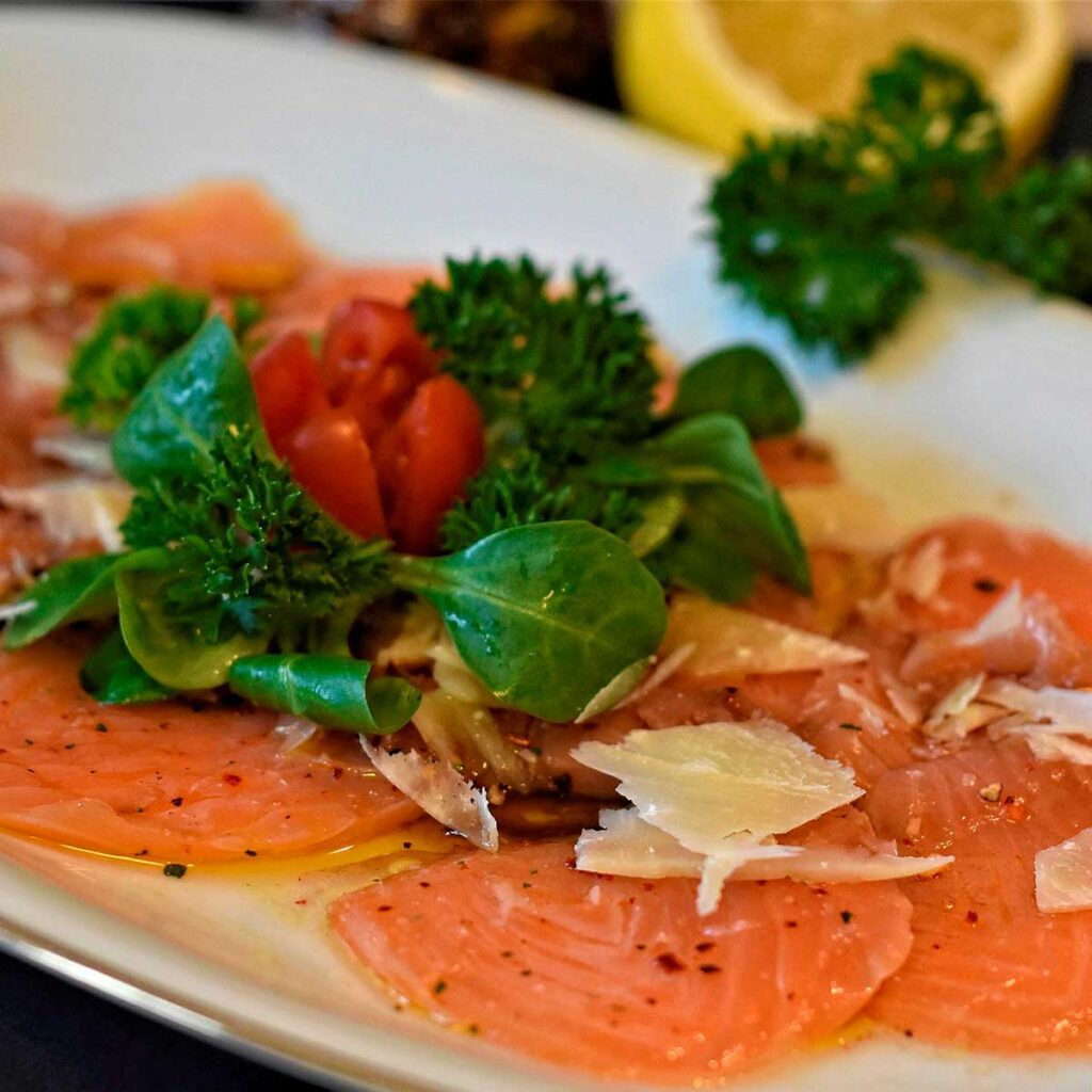 salmao delicioso carpaccio