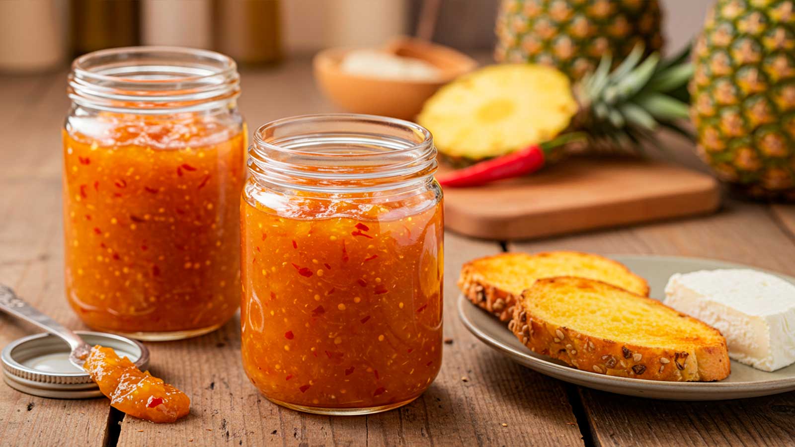 Pineapple and Pepper Jam