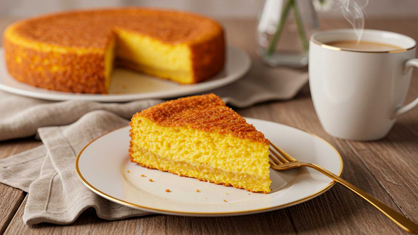 Creamy Cornmeal Cake