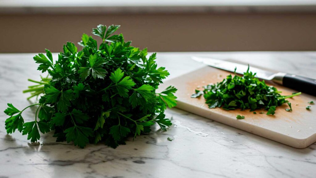 3 receitas com salsinha