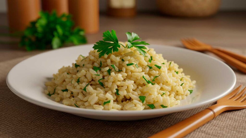 arroz com salsinha