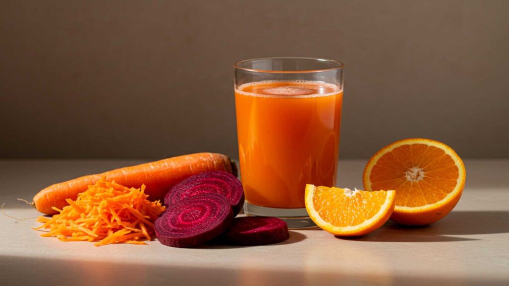 suco de beterraba laranja e cenoura ingredientes