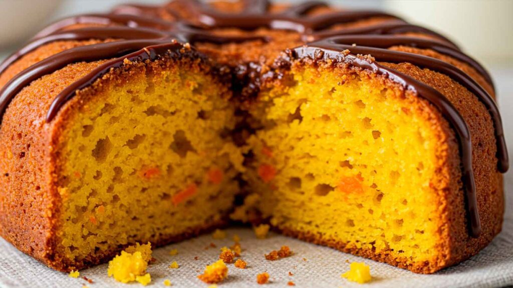 bolo de cenoura super fofinho