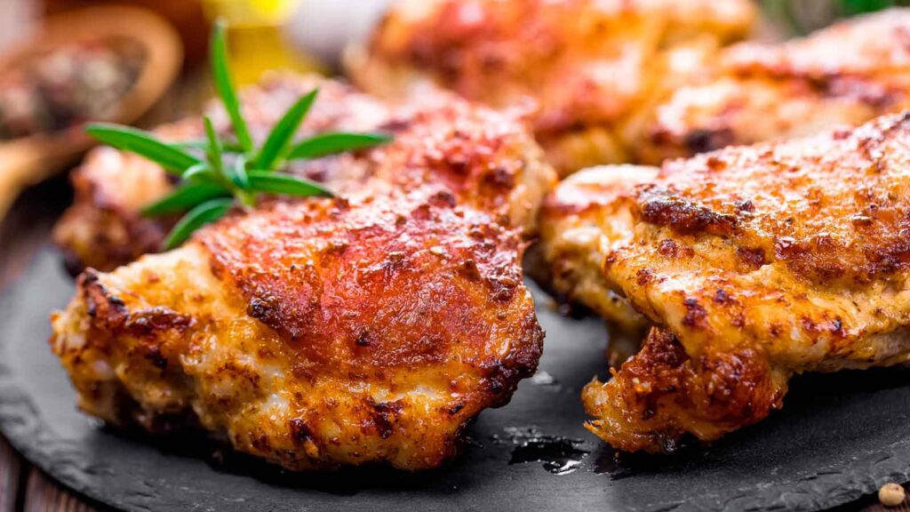 sobrecoxa receita e marinada