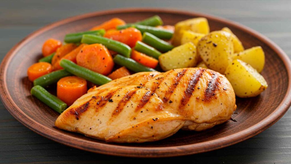 Receita com peito de frango