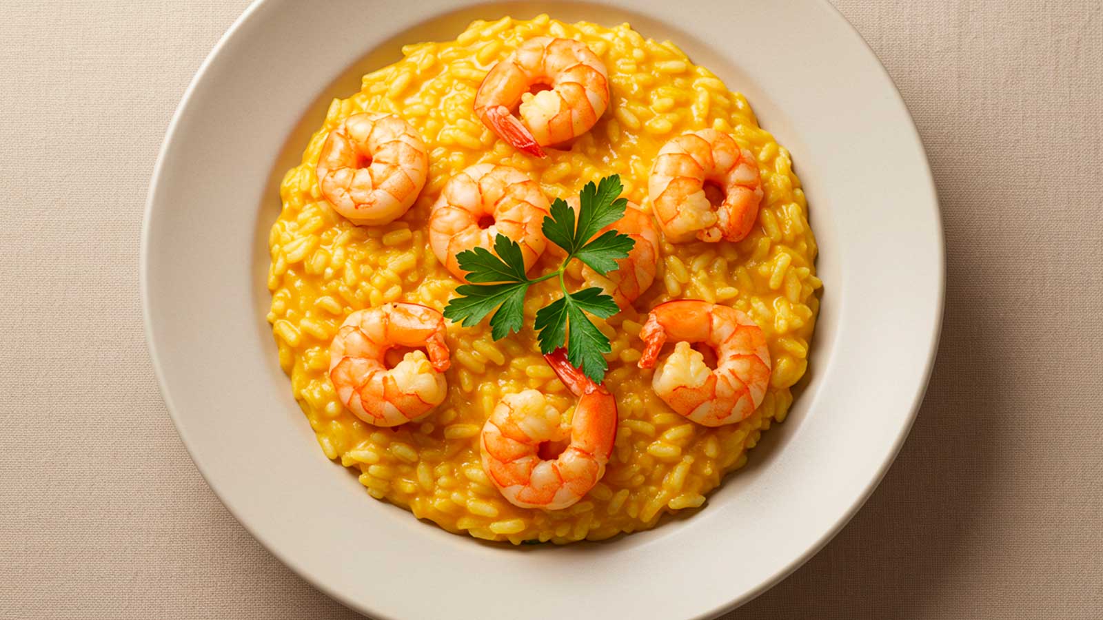 receita de risoto de camarão