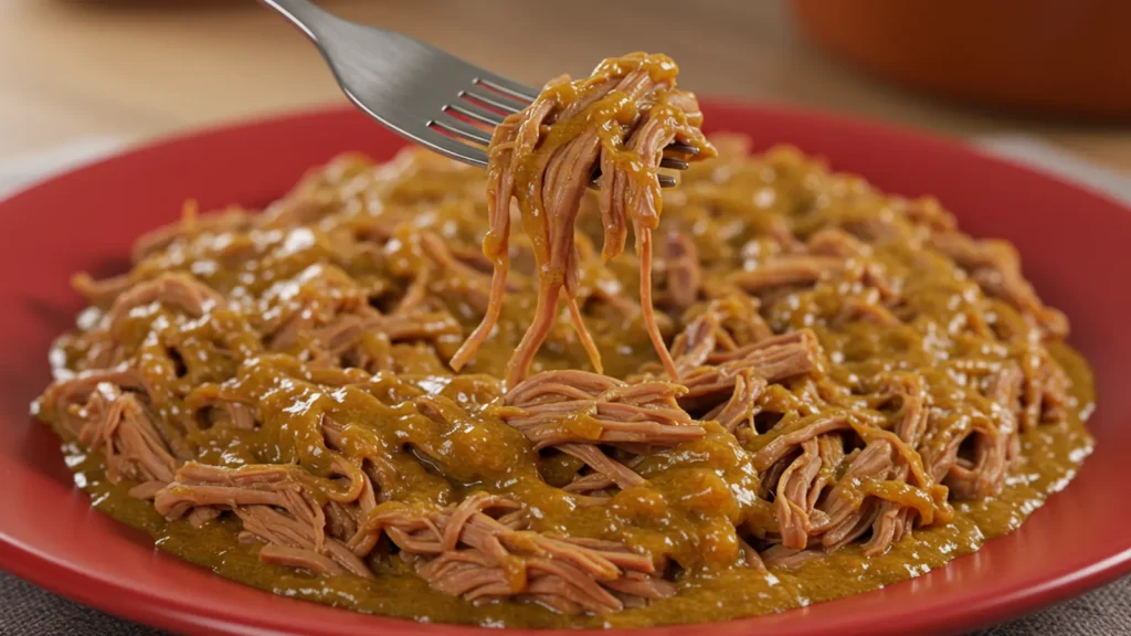 carne desfiada na cerveja