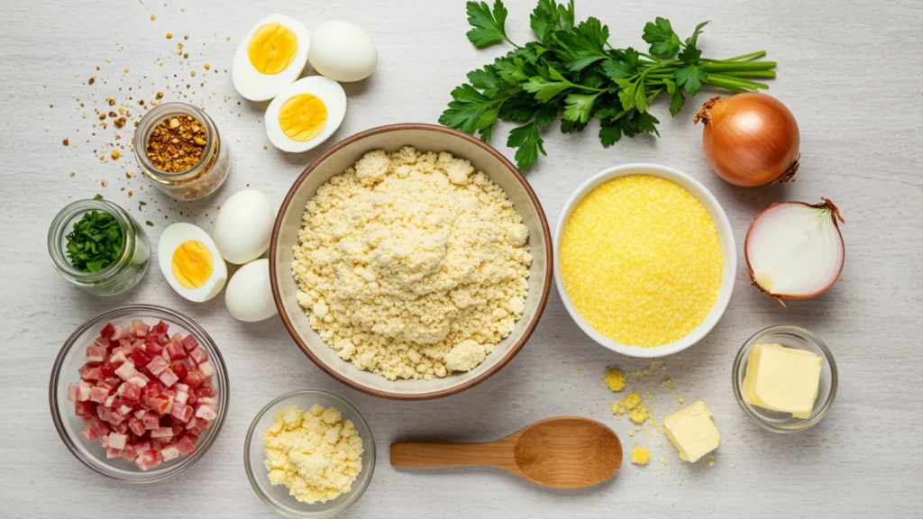 farofa com bacon e ovo ingredientes