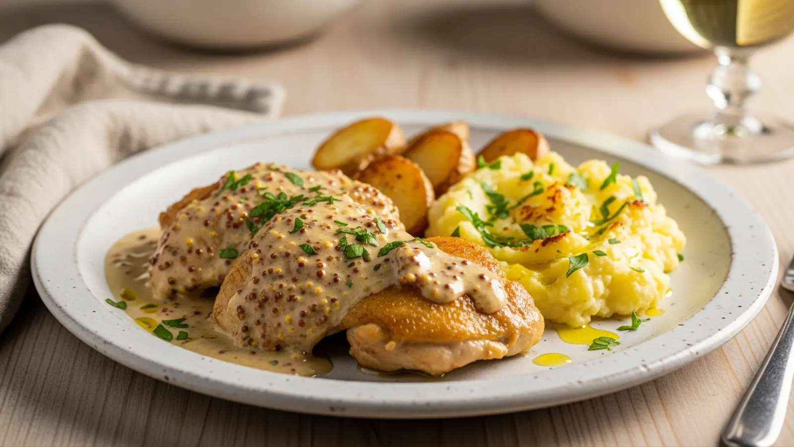 frango ao molho de mostarda