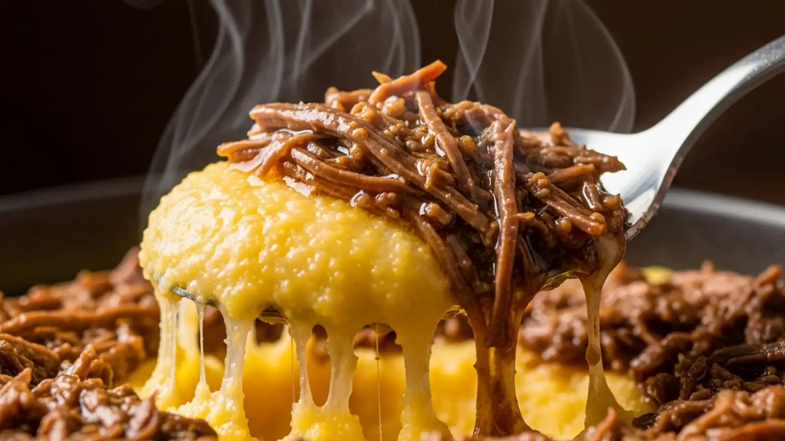 fraldinha com polenta