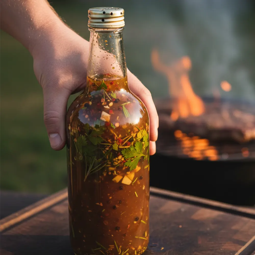 salmoura chimichurri