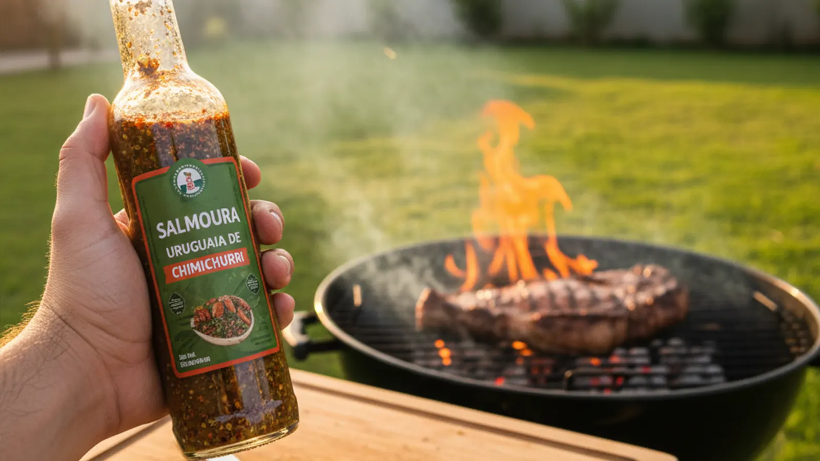 Salmoura Uruguaia de Chimichurri