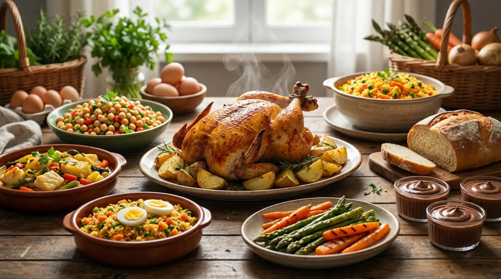 almoyo de pascoa simples e barato