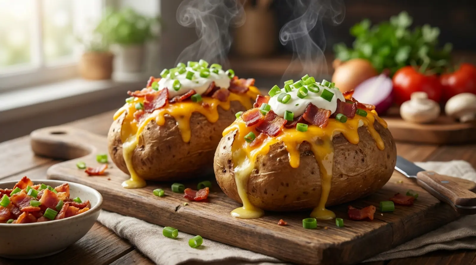 batata recheada cremosa fycil estilo outback