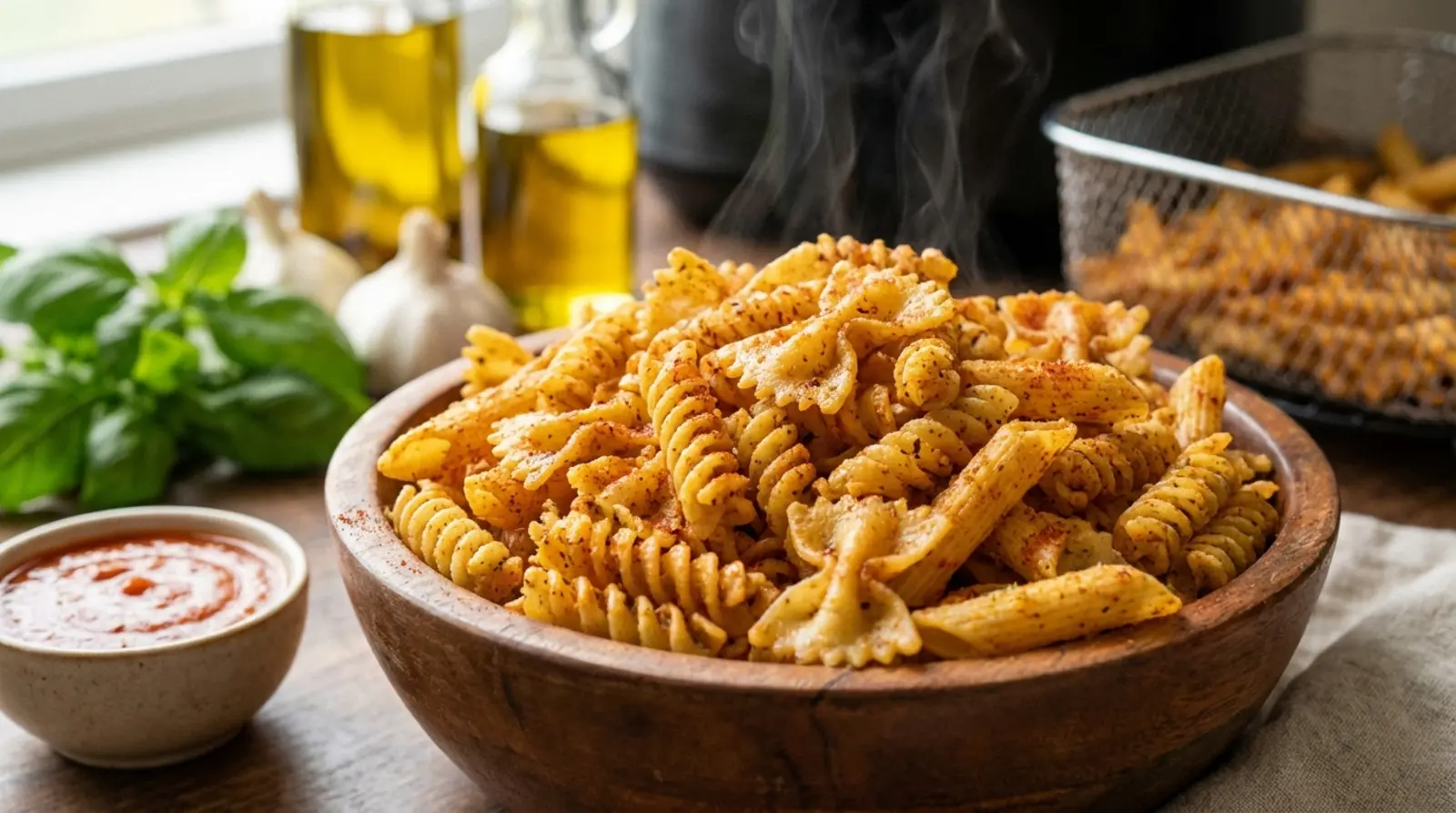 chips de macarryo na airfryer passo a passo