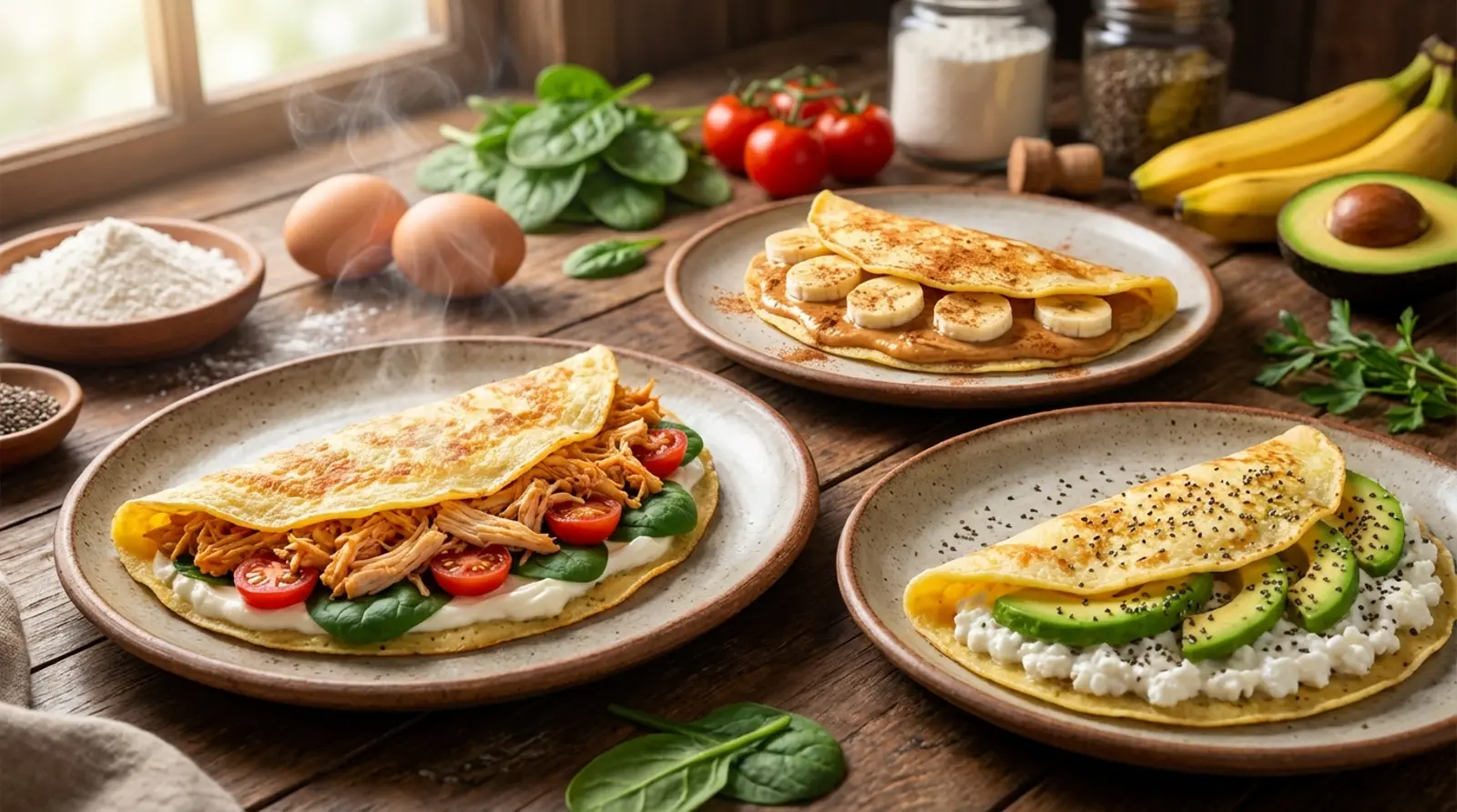 crepioca fit recheada para o cafy