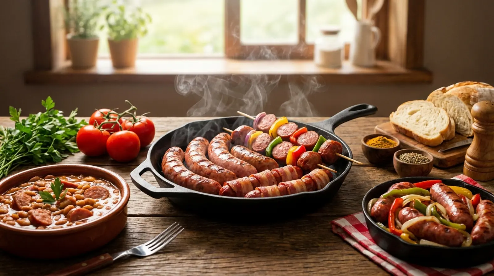 receitas com linguiya de churrasco