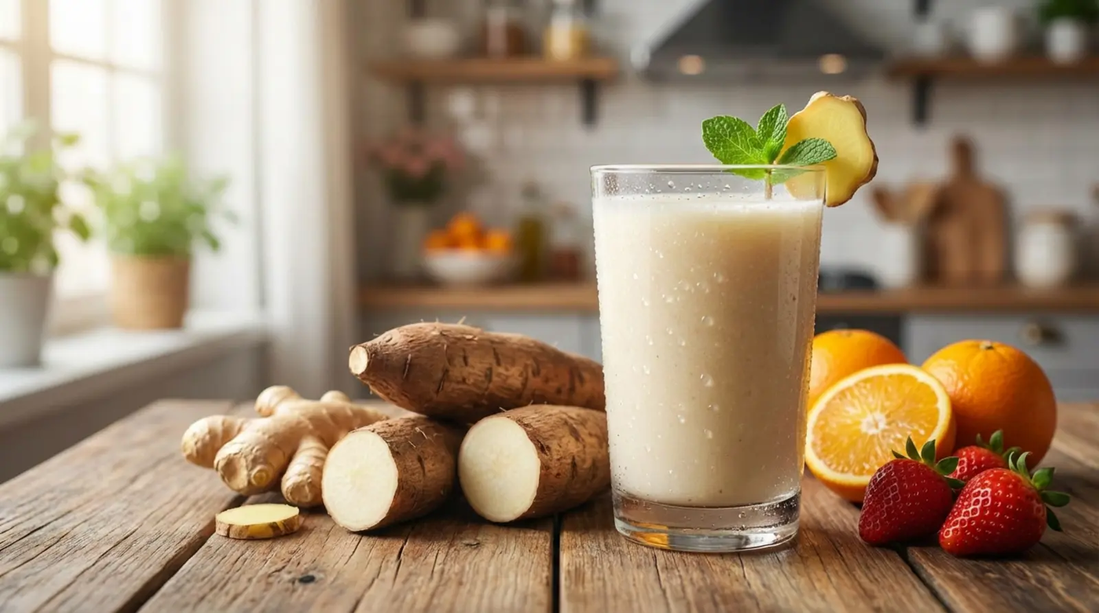 suco de inhame para imunidade