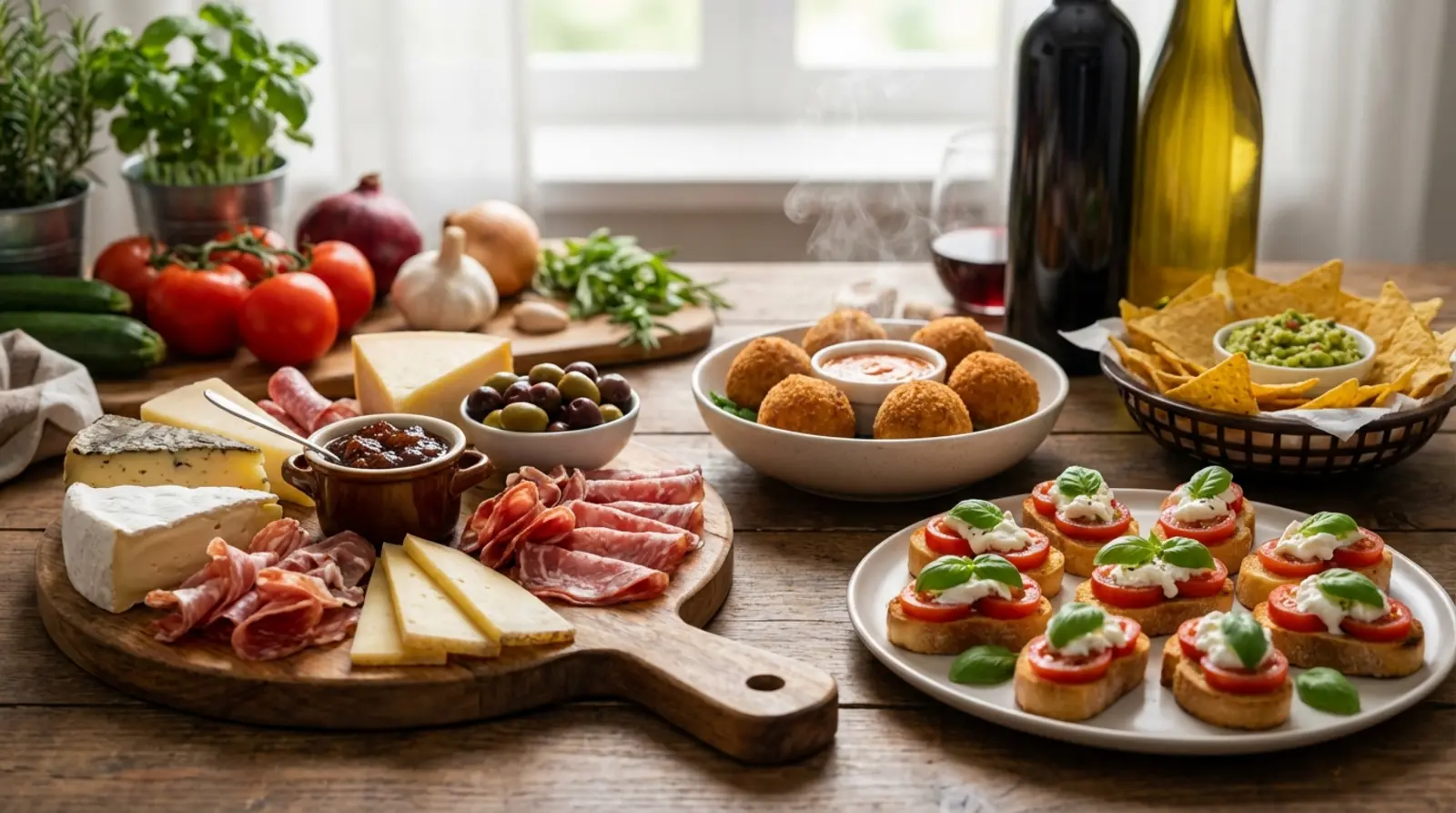 Petiscos para receber amigos