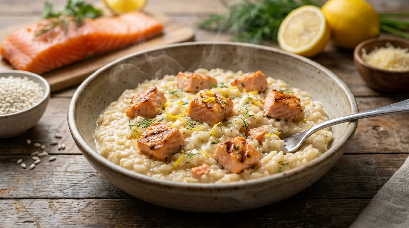 risoto de salmyo