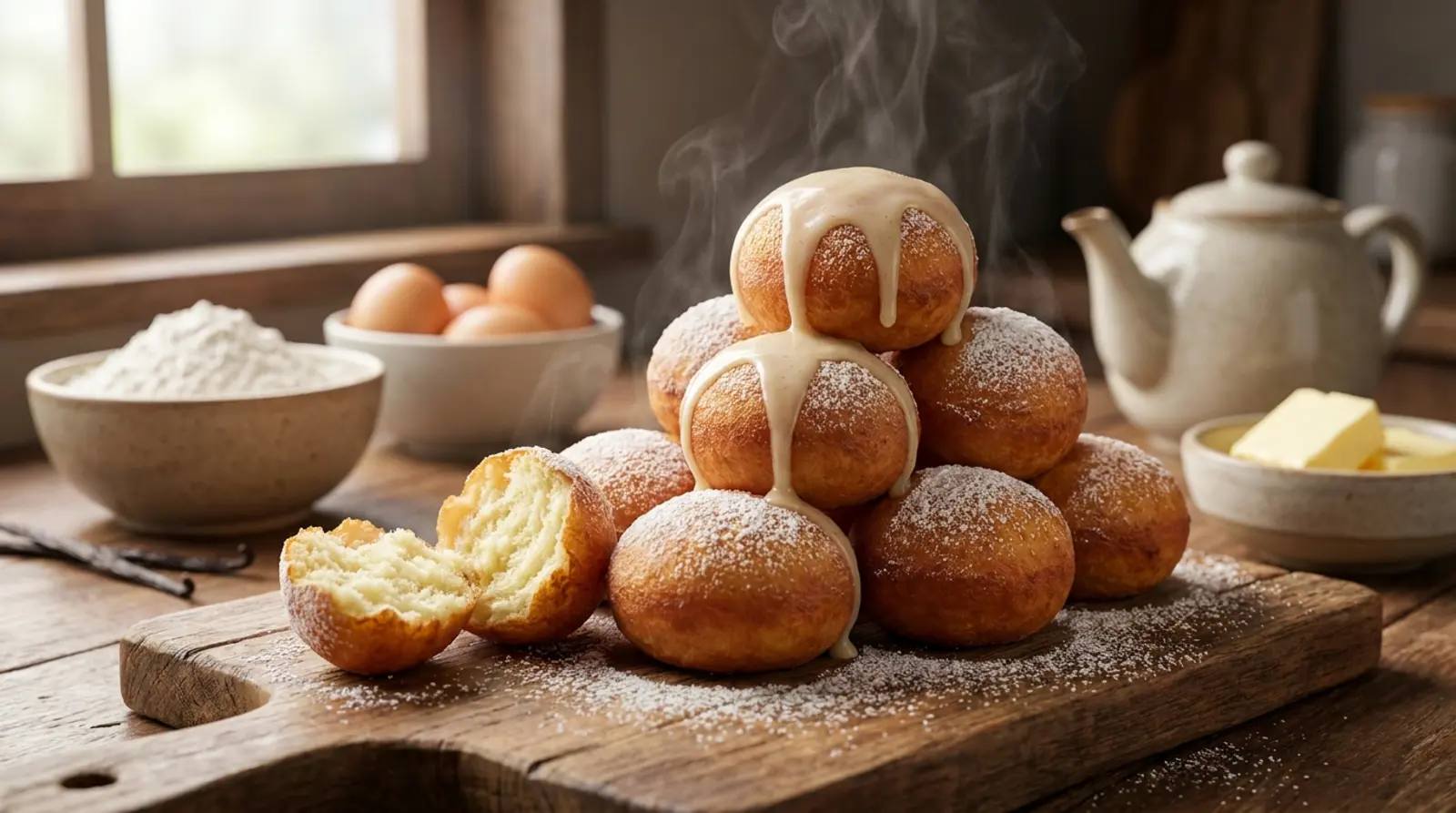 bolinho de baunilha simples