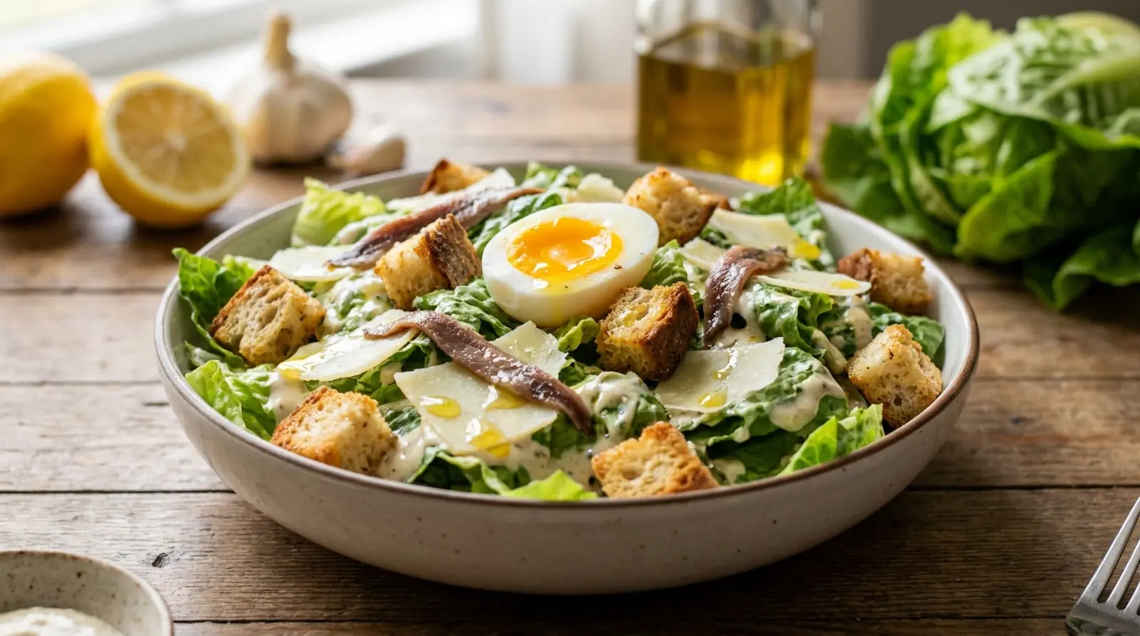 salada caesar receita original