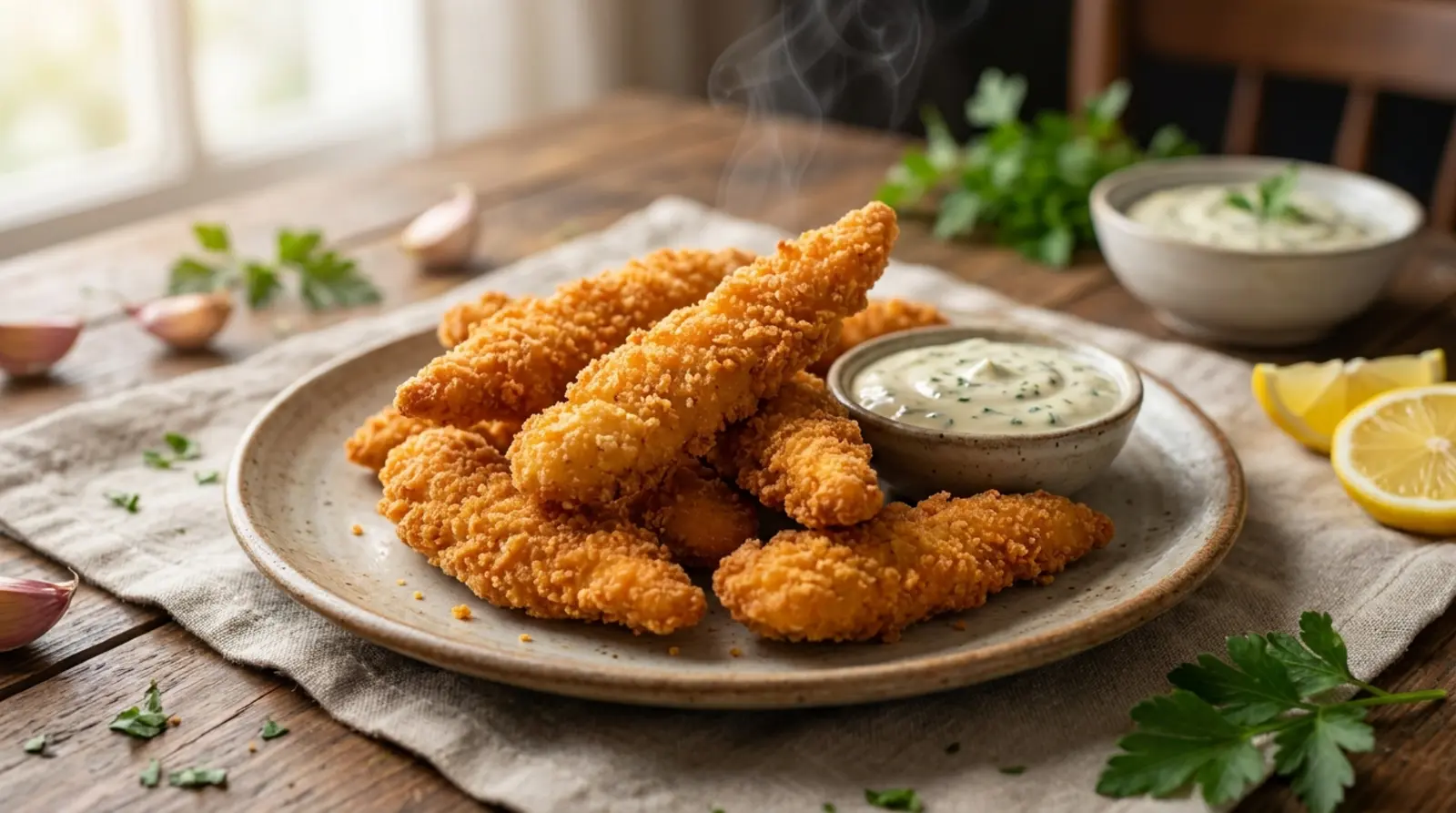 tirinhas de frango
