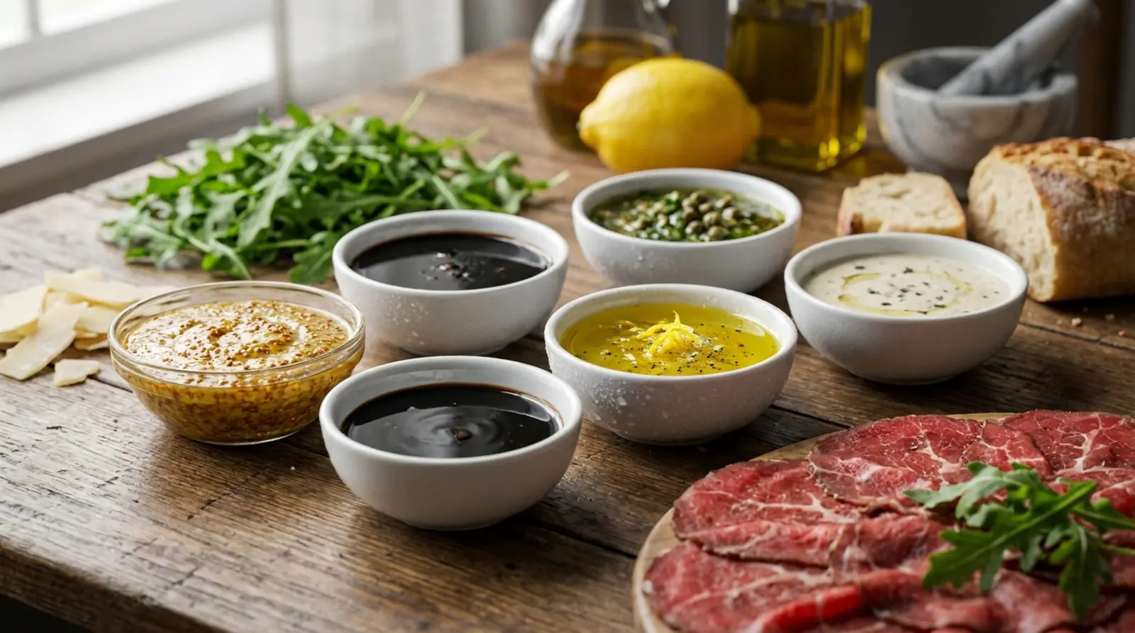 molho para carpaccio