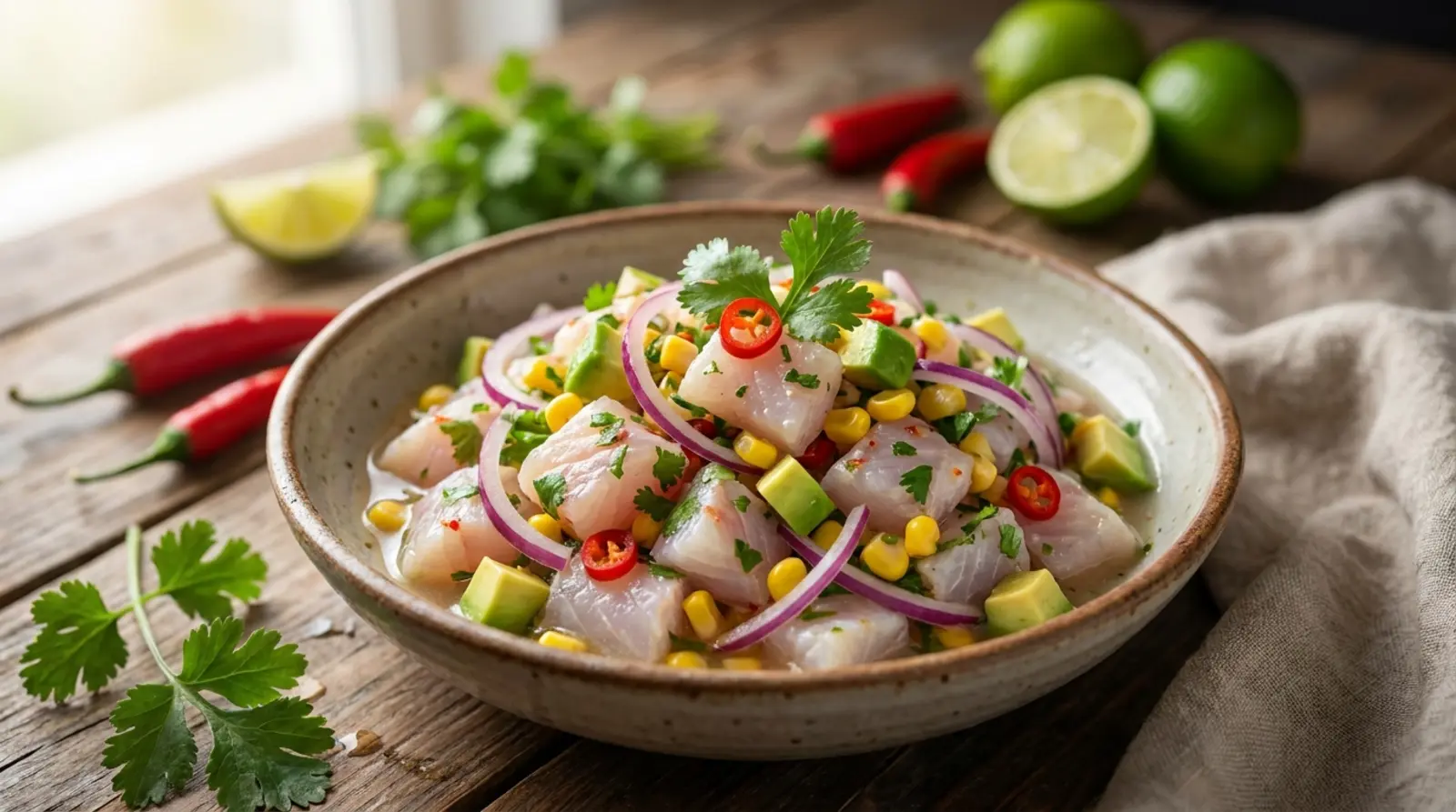 receita de ceviche de tilapia